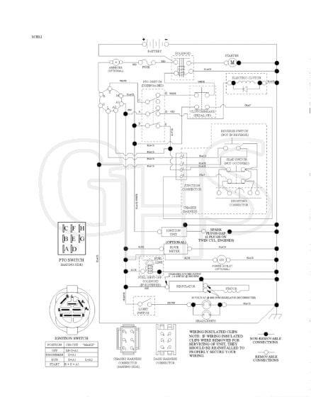 Husqvarna Lth2142D - Schematic