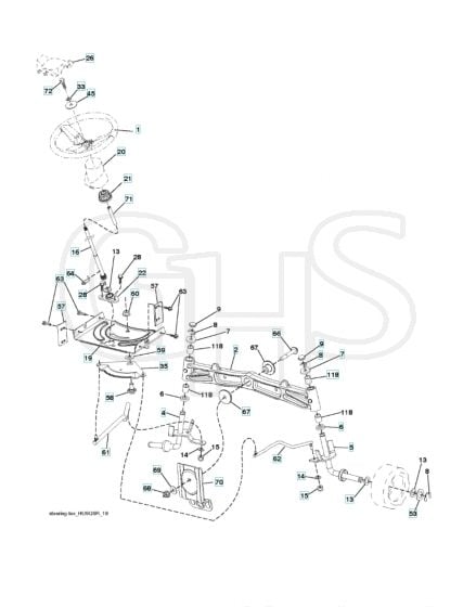 Husqvarna Lth2142D - Steering