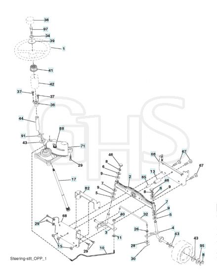 Husqvarna Lth 141 - Steering