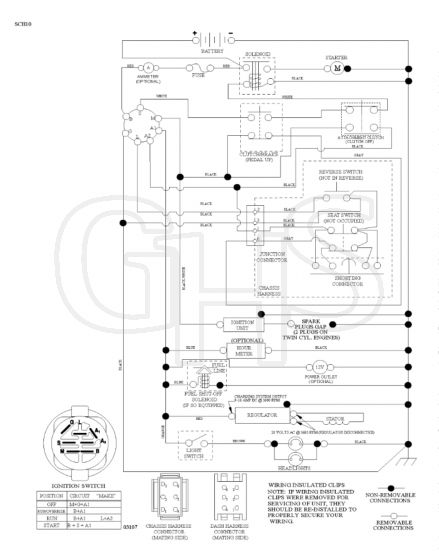 Husqvarna Lth 151 - Schematic