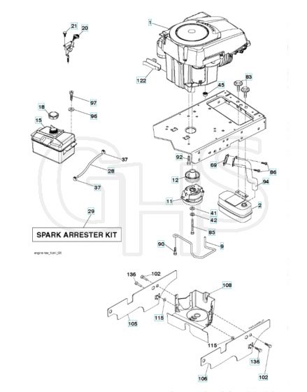 Husqvarna Lth 154 - Engine