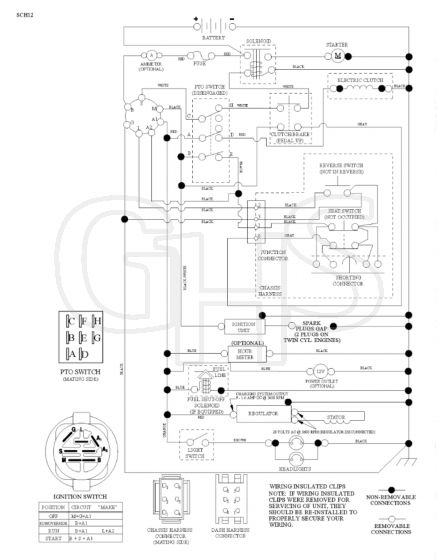 Husqvarna Lth 174 - Schematic