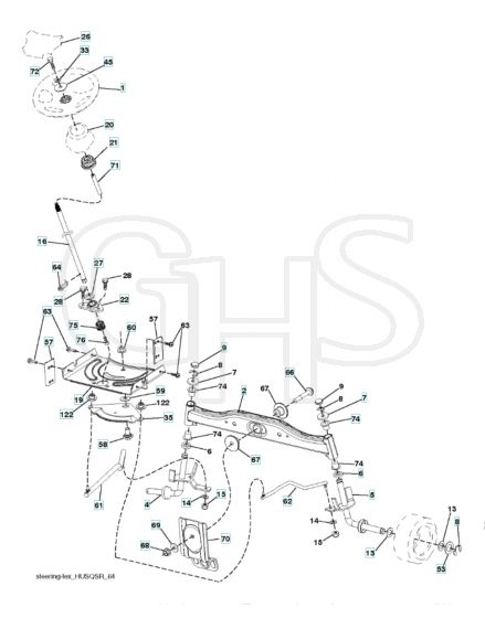 Husqvarna Lth 174 - Steering