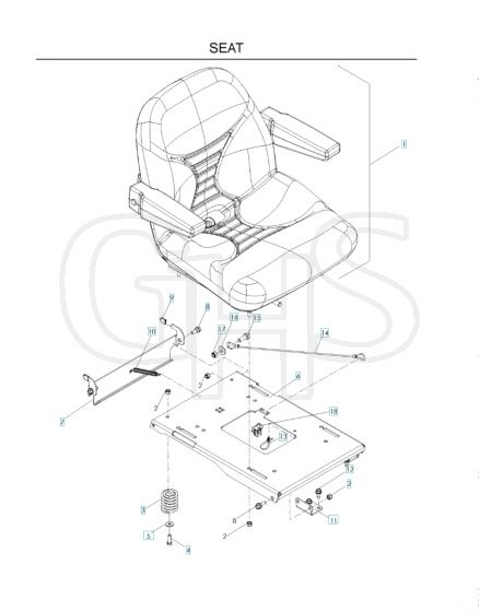 Husqvarna Lz25 C - Seat