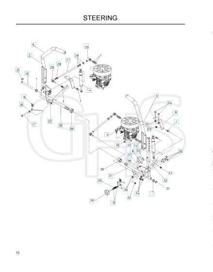 Husqvarna Lz6127 - Steering