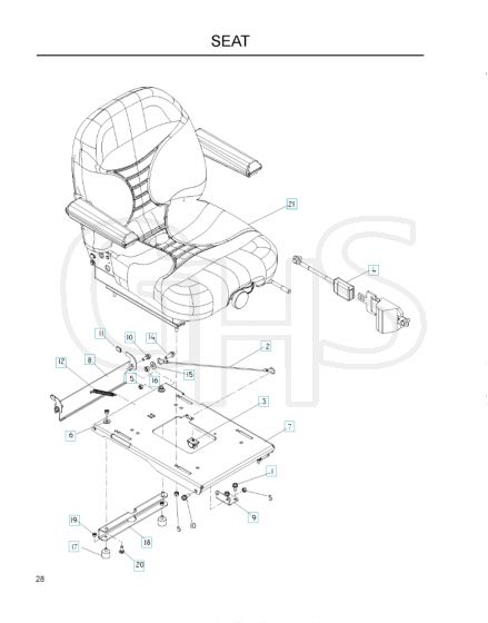 Husqvarna Lz6130 - Seat