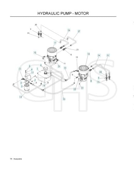 Husqvarna Lzf5227 - Hydraulic Pump