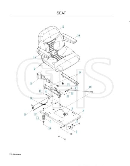 Husqvarna Lzf5227 - Seat