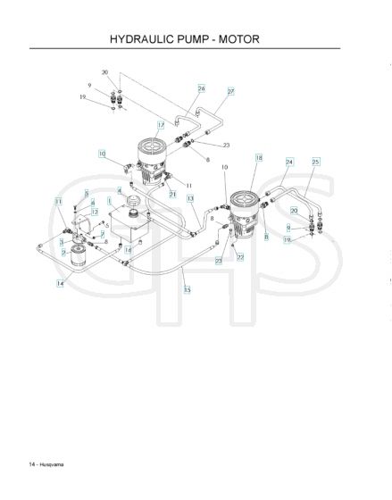 Husqvarna Lzf6127 - Hydraulic Pump