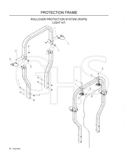 Husqvarna Lzf6127 - Protection Frame