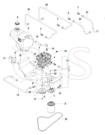 Husqvarna Mz25 - Hydraulic Pump