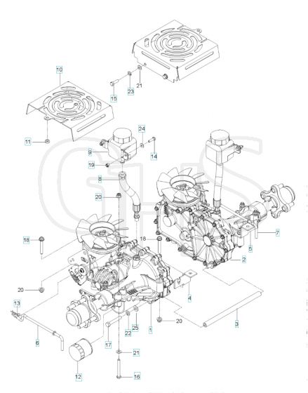 Husqvarna Mz28T - Hydraulic Pump