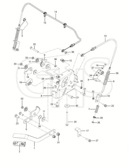 Husqvarna Mz28T - Parking Brake