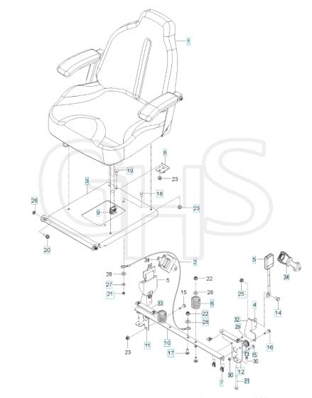 Husqvarna Mz48 - Seat