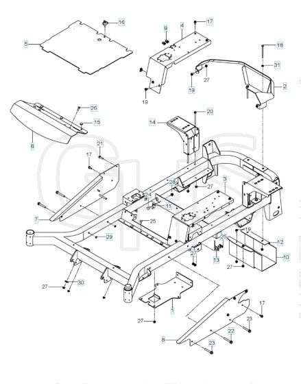 Husqvarna Mz5225 Zt - Frame