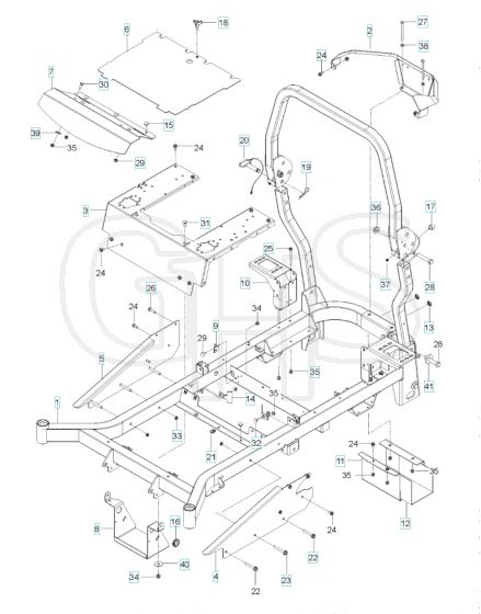 Husqvarna Mz52 - Frame