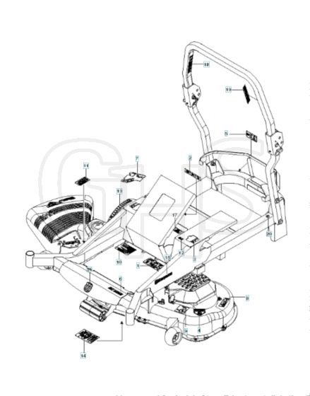 Husqvarna Mz5424Sr - Decals