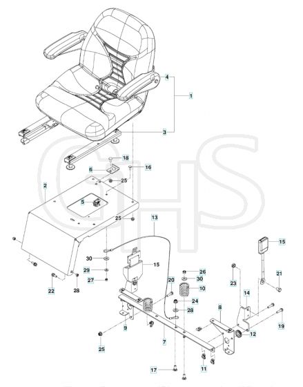 Husqvarna Mz5424Sr - Seat