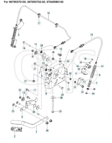 Husqvarna Mz54 - Parking Brake