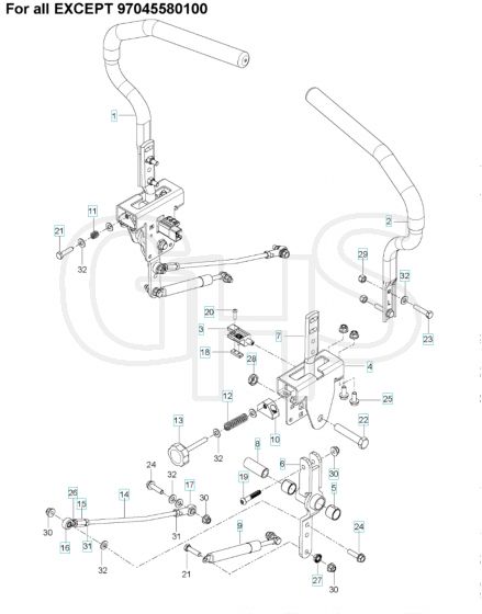 Husqvarna Mz54 - Steering