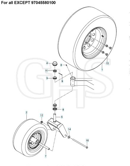 Husqvarna Mz54 - Wheels & Tyres