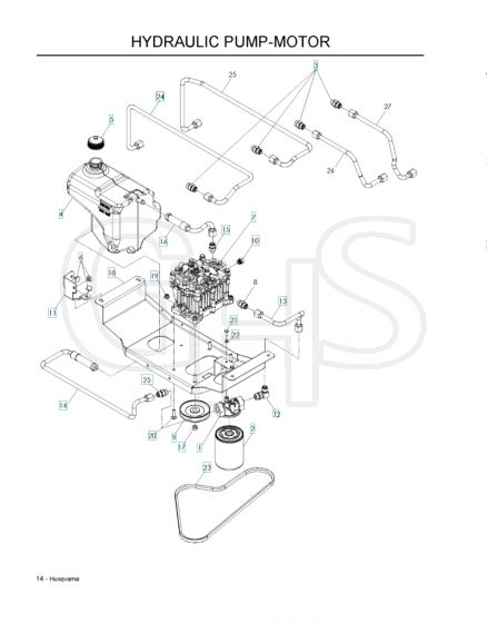 Husqvarna Mz6125 - Hydraulic Pump