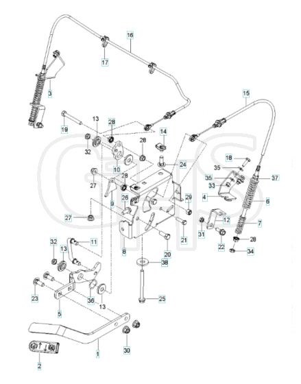 Husqvarna Mz61 - Parking Brake