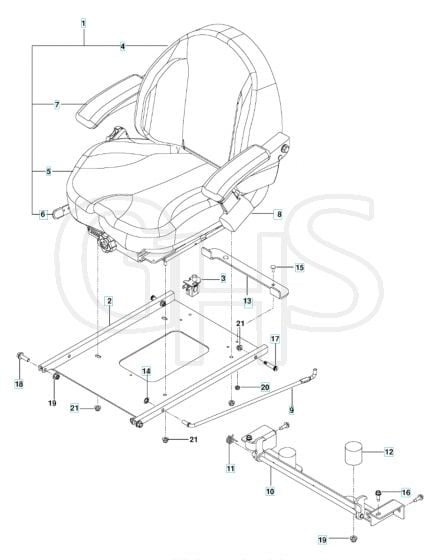 Husqvarna Pz29 Dce - Seat