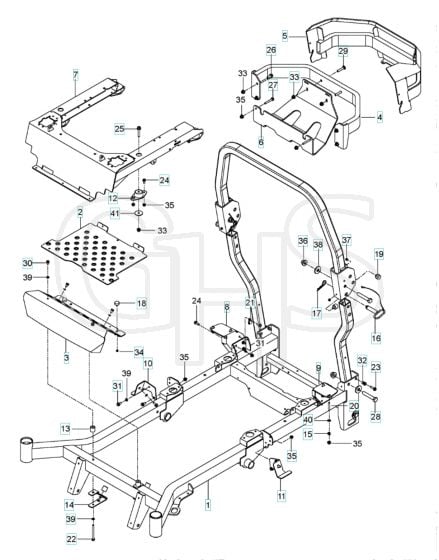 Husqvarna Pz29 - Frame