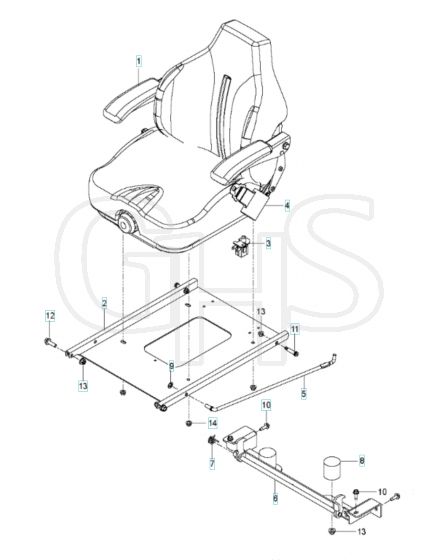 Husqvarna Pz6030 Cv - Seat