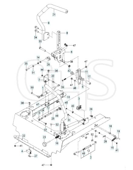 Husqvarna Pz6030 Cv - Steering