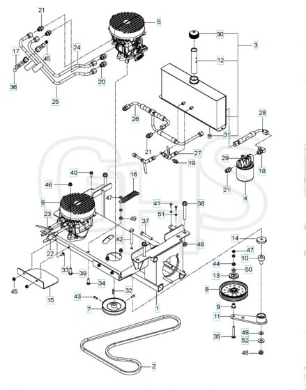 Husqvarna Pz60 - Hydraulic Pump