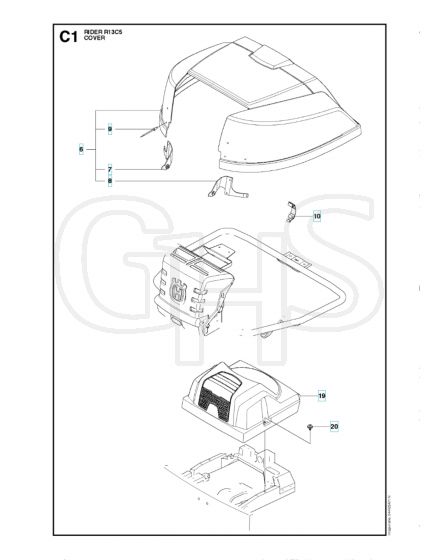 Husqvarna R13 C5 - Cover