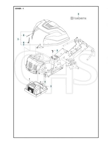 Husqvarna R213 C - Cover