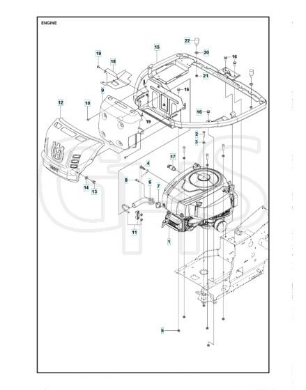 Husqvarna R 320X AWD - Engine