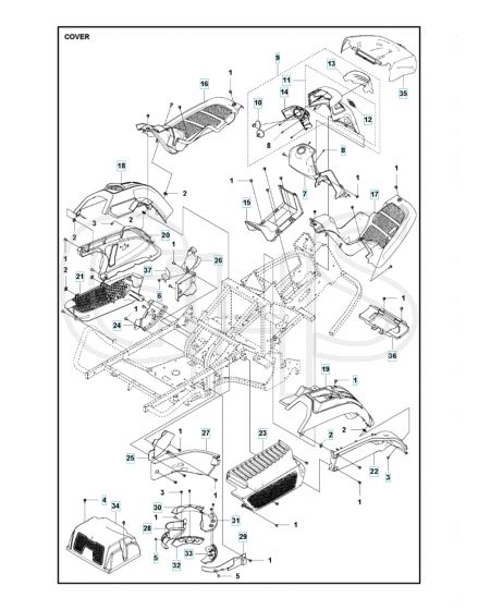 Husqvarna RC 318T - Cover