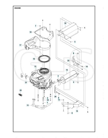 Husqvarna RC 318T - Engine