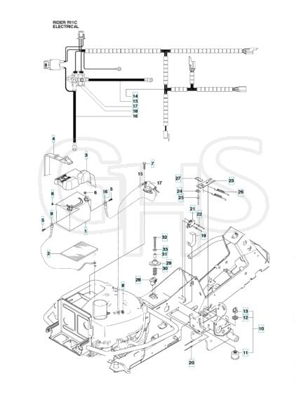 Husqvarna RIDER 11C - Electrical