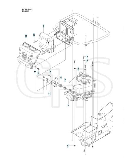 Husqvarna RIDER 11C - Engine