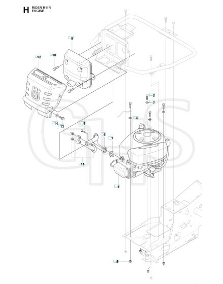 Husqvarna RIDER 11R - Engine