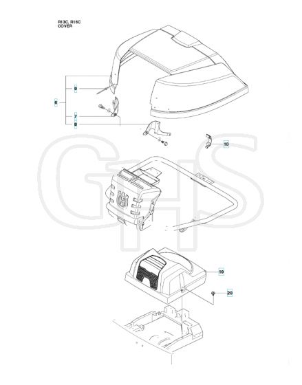 Husqvarna RIDER 13C - Cover