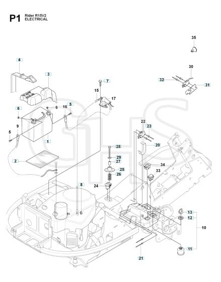 Husqvarna RIDER 15V2 - Electrical