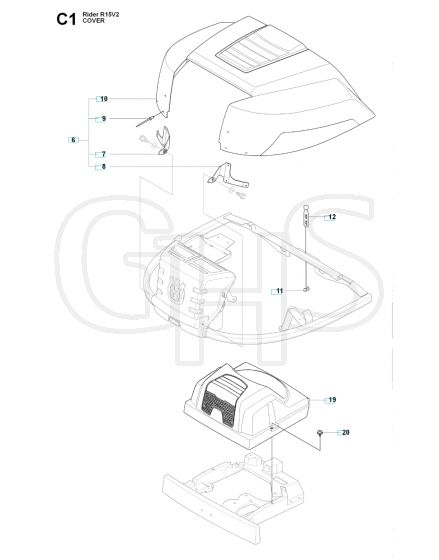 Husqvarna RIDER 15V2 - Hood