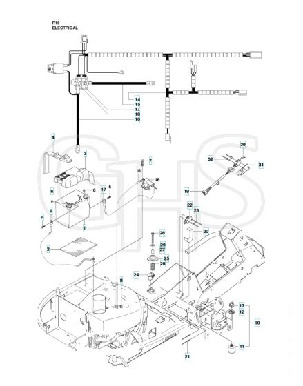 Husqvarna RIDER 16 - Electrical