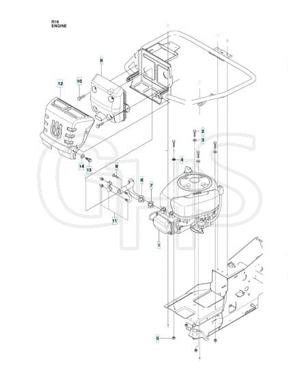 Husqvarna RIDER 16 - Engine