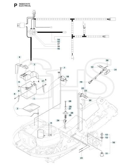 Husqvarna RIDER 175 - Electrical