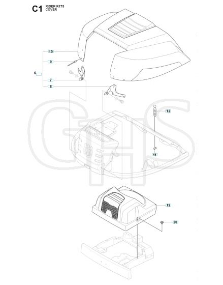 Husqvarna RIDER 175 - Hood