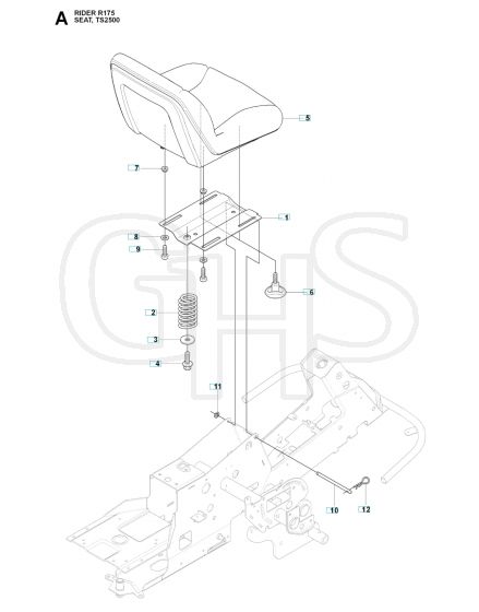 Husqvarna RIDER 175 - Seat