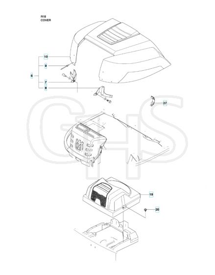 Husqvarna RIDER 18 - Cover