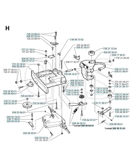 Husqvarna RIDER 850 - Transmission